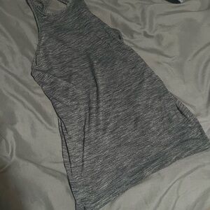 lululemon size 4 athletica Heathered Charcoal Racerback Tank